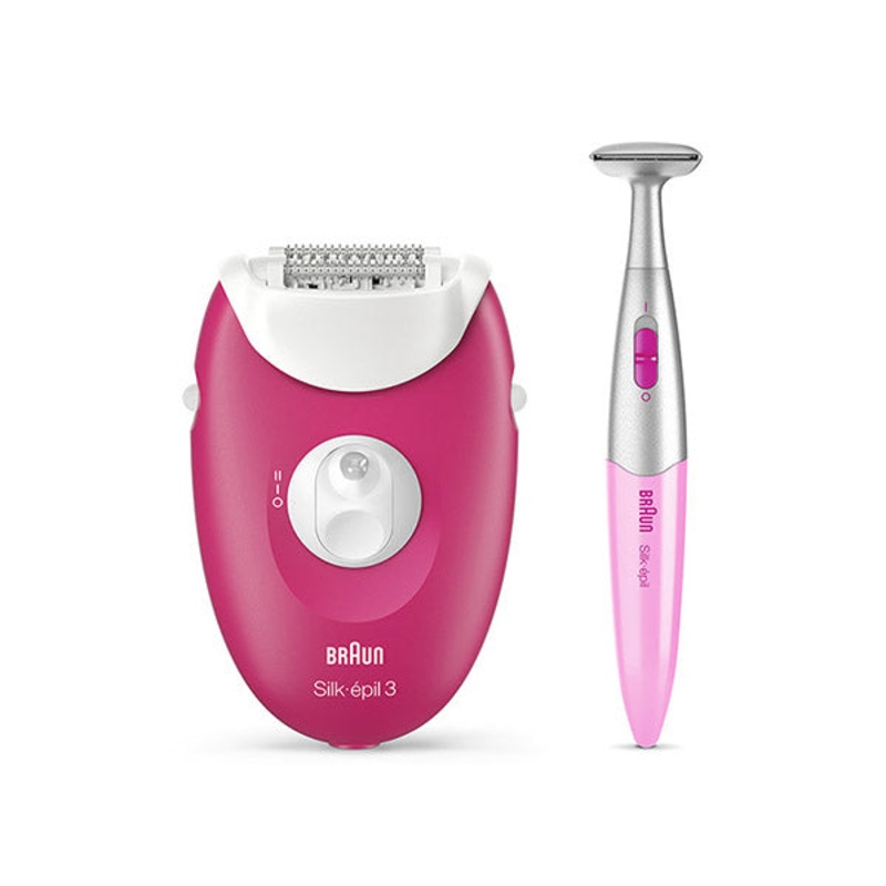 Braun Silk Epilator 3 3-420|Pink White|Brand New