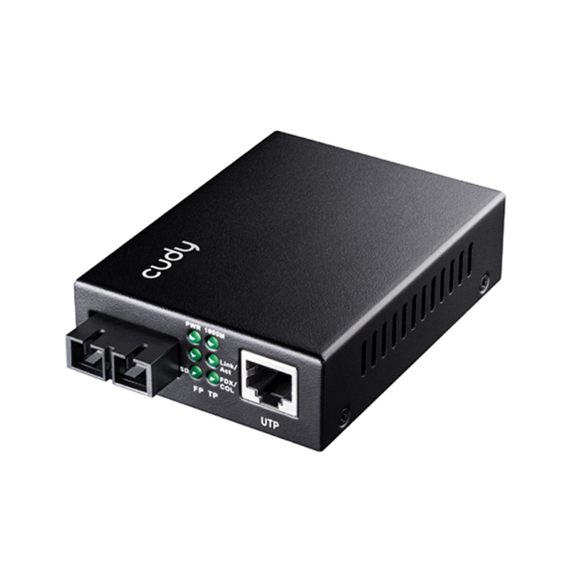 Cudy 10/100/1000 Fiber Media Converter – MC100GSA-40