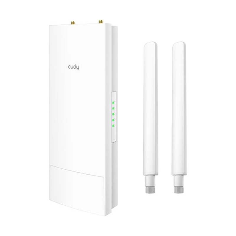 Cudy Outdoor AX3000 High Power WiFi 6 Access Point, IP65 Weather Proof, External High Power FEMs, Gigabit RJ45 Ports, Support 802.3at or 48~57V Passive PoE, Lightning Protection, MU-MIMO