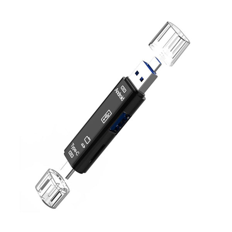 Hay-tech Card Reader Type-C/ USB/ Micro-USB D-188
