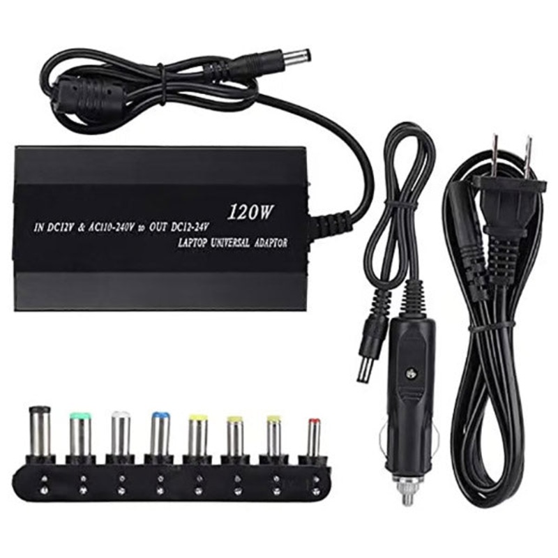 Hay-tech Universal Laptop Car & Home Charger Adapter -120W