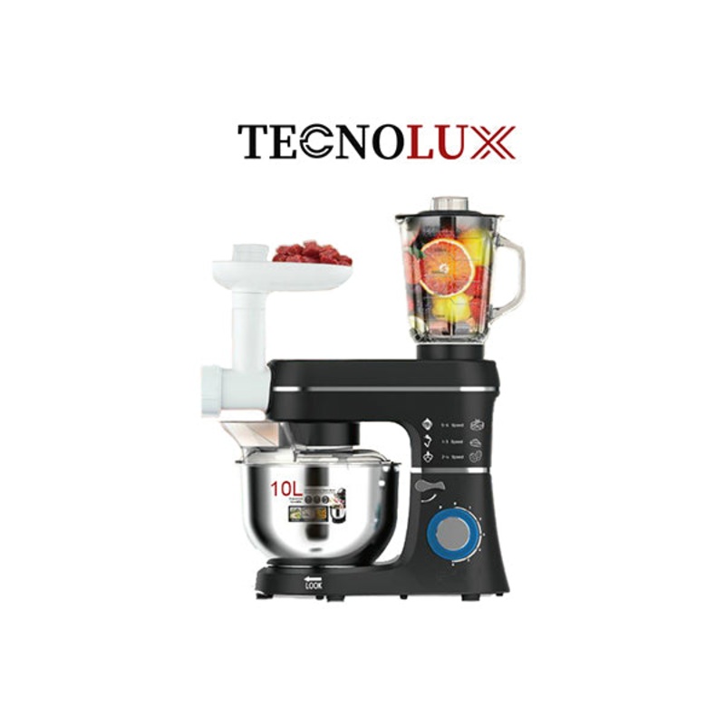 Tecnolux Multifunctional 10L Stand Mixer 3 in 1 T-6609B