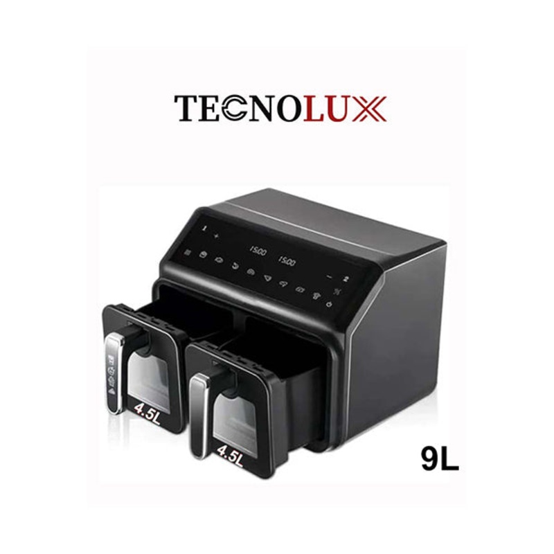 Tecnolux two Drawer Air Fryer 9L T-5377