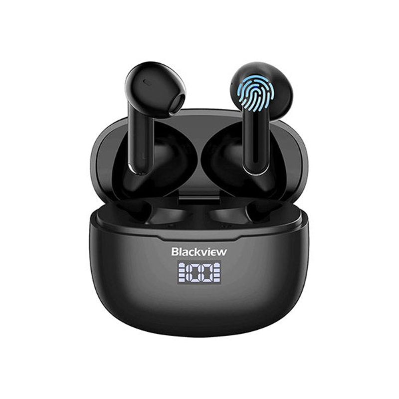 Blackview AirBuds 7 Wireless Charging Bluetooth Headphones in Ear with Microphone, Wireless Headphones with Bluetooth 5.3 Noise Cancelling, Touch Sensors, 4 Microphones, IPX7 Waterproof, 35H Playtime