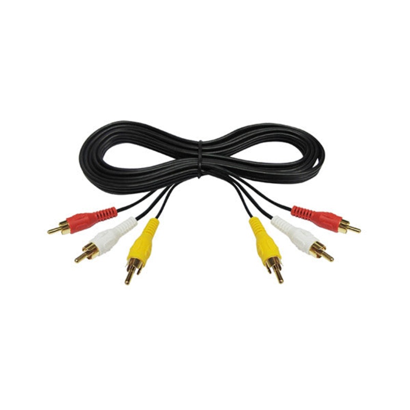 Conqueror Cable 3 x RCA to 3 x RCA 5 Meter – C39B