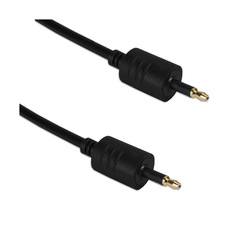Conqueror Fiber Optic Cable 3.5mm to 3.5mm 1.5 Meter Black – C117B