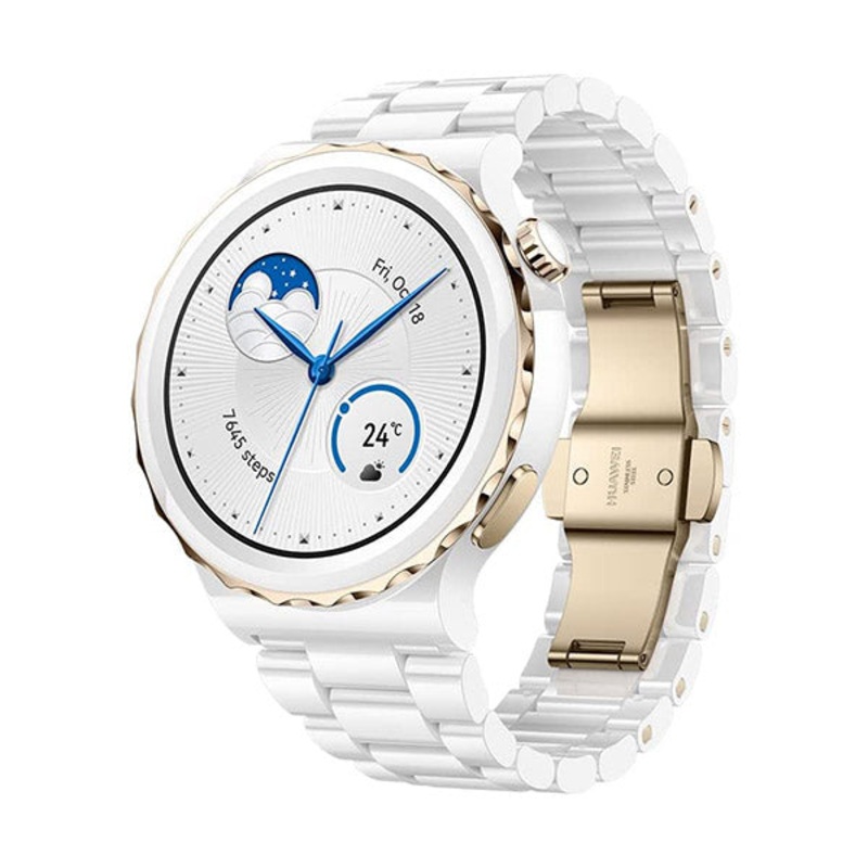 Huawei Watch GT 3 Pro Smartwatch, Fashion, Fitness Tracker and Health Monitor with Heart Rate, ECG, Blood Oxygen & Menstruation Cycle Tracking, Battery Up to 7 Days, Bluetooth