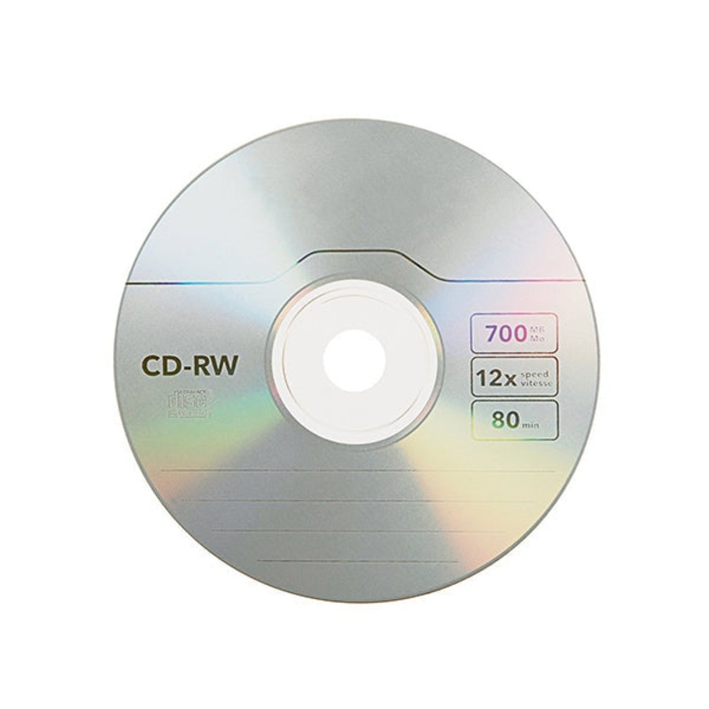 Memory CD -RW Rewritable with 700MB, 4x for Audio, Video, and Data – M20
