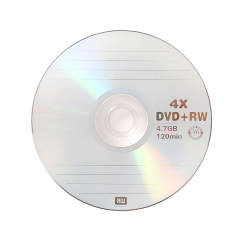 Memory DVD+RW with 4.7GB Storage Capacity and 4x Writing Capability 120 Minutes Set of 1 for Music, Video, Data- M22