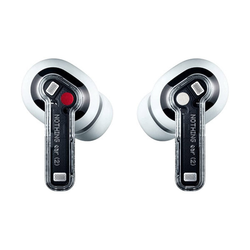 Nothing Ear 2 Wireless Earbuds Active Noise Cancellation to 40 db, Bluetooth 5.3 in Ear Headphones with Wireless Charging,Dual Connection 36H Playtime IP54 Waterproof Earphones for iPhone & Android