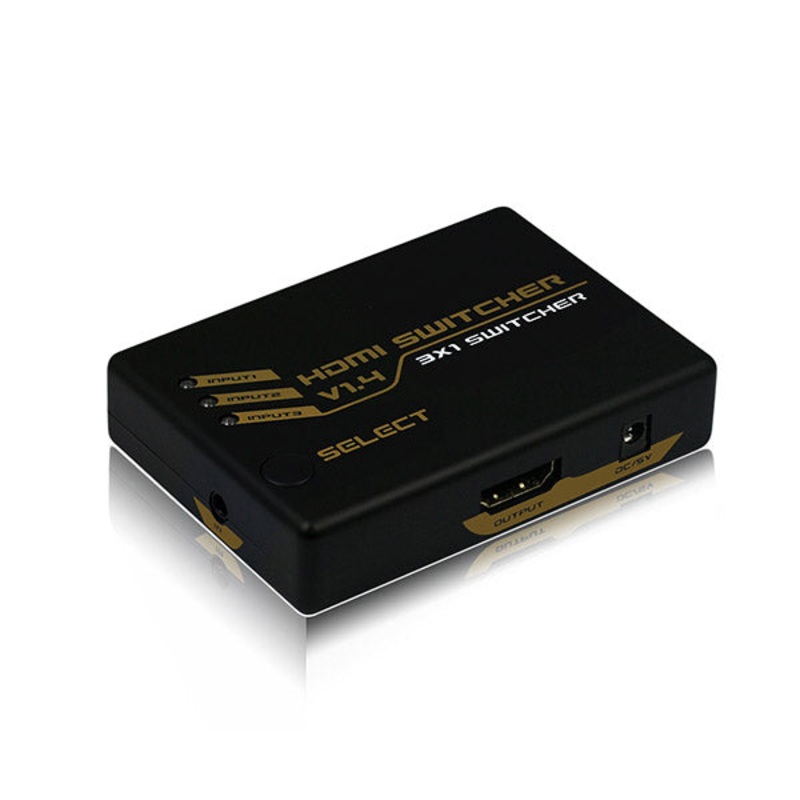 Switch Box HDMI Video Sharing Adapter 3 IN 1 OUT Manual Switcher – G178