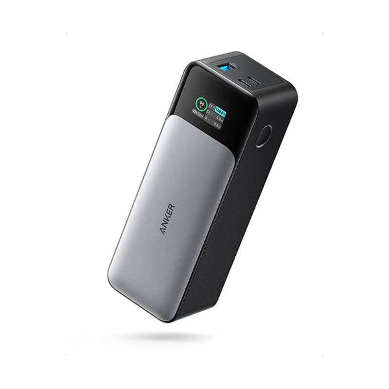 Anker 737 Power Bank (PowerCore 24K), 24,000mAh 3-Port Portable Charger with 140W Output, Smart Digital Display, Compatible with iPhone 14/13 Series, Samsung, MacBook, Dell, AirPods, and More