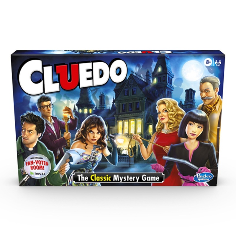 Cluedo Board Game|Black|Brand New