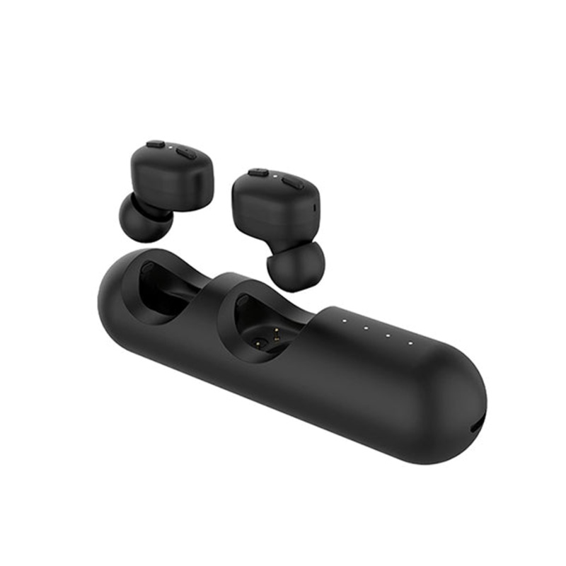 QCY Bluetooth Earbuds Wireless In-Ear Headphone for Hands-Free Calling and Music with Portable Charger – T1MINI