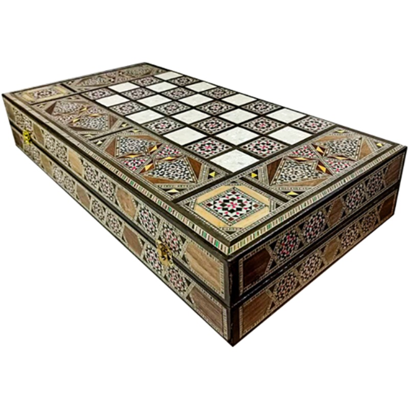 Royal Texture Backgammon Boardgame