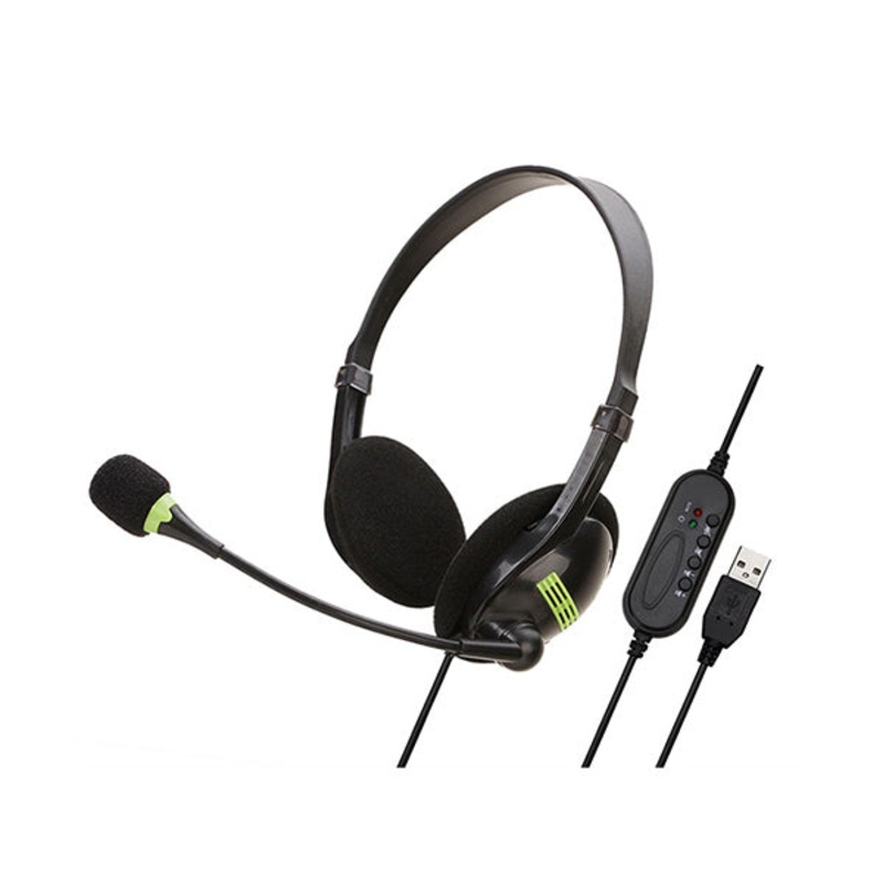Soyto Headset with Microphone USB Interface Headset Jack – SY440MV