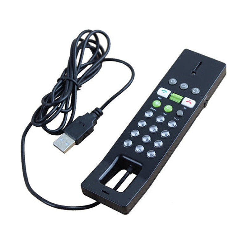USB Telephone Headset for Skype and WhatsApp 2-in-1 Speaker Microphone – M11