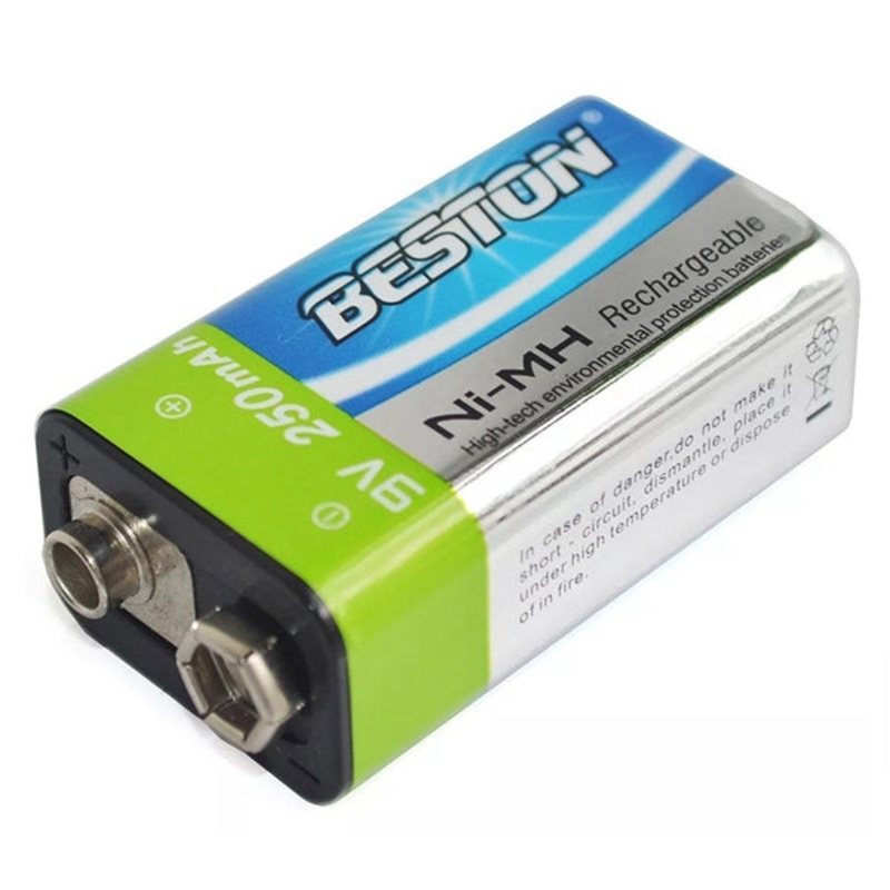 Beston Rechargeable Battery 9V 250 mAh – B45A