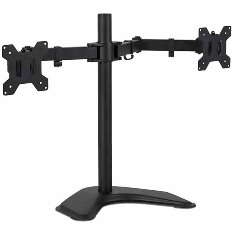 Conqueror Dual Table Stand Desk for LED, LCD, Plasma TV 13 to 27 Inches – MS01N
