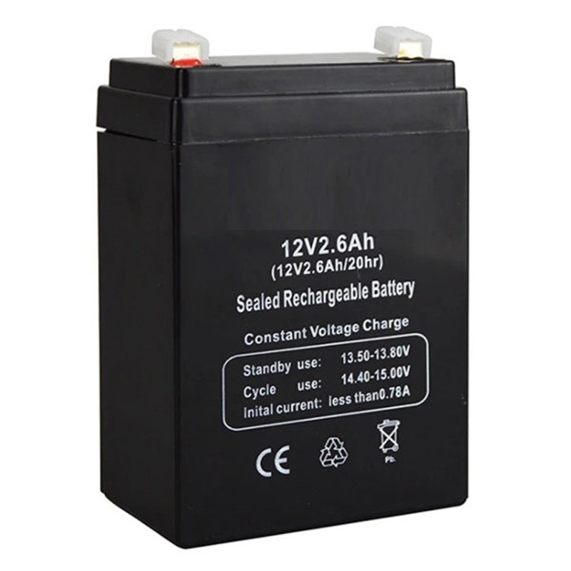 Hengly Sealed Lead-Acid Battery 12 Volts 2.6 Ah