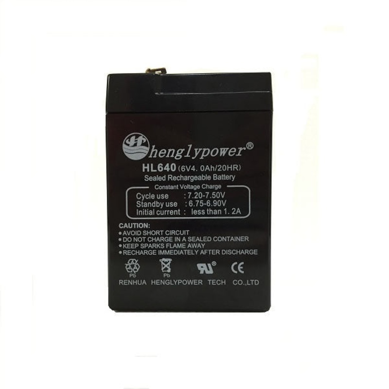 Hengly Sealed Lead-Acid Battery 6 Volts 4 Ah – B106B