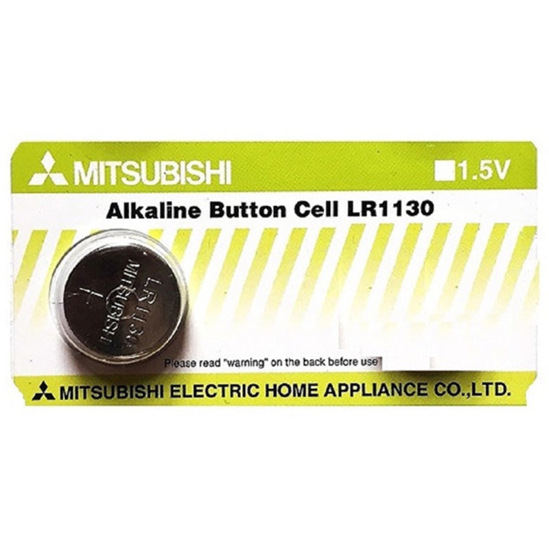 Mitsubishi Alkaline Button Cell Battery 1.5 Volt for Watches, Cameras LR1130, AG10 Pack of 10 – 389