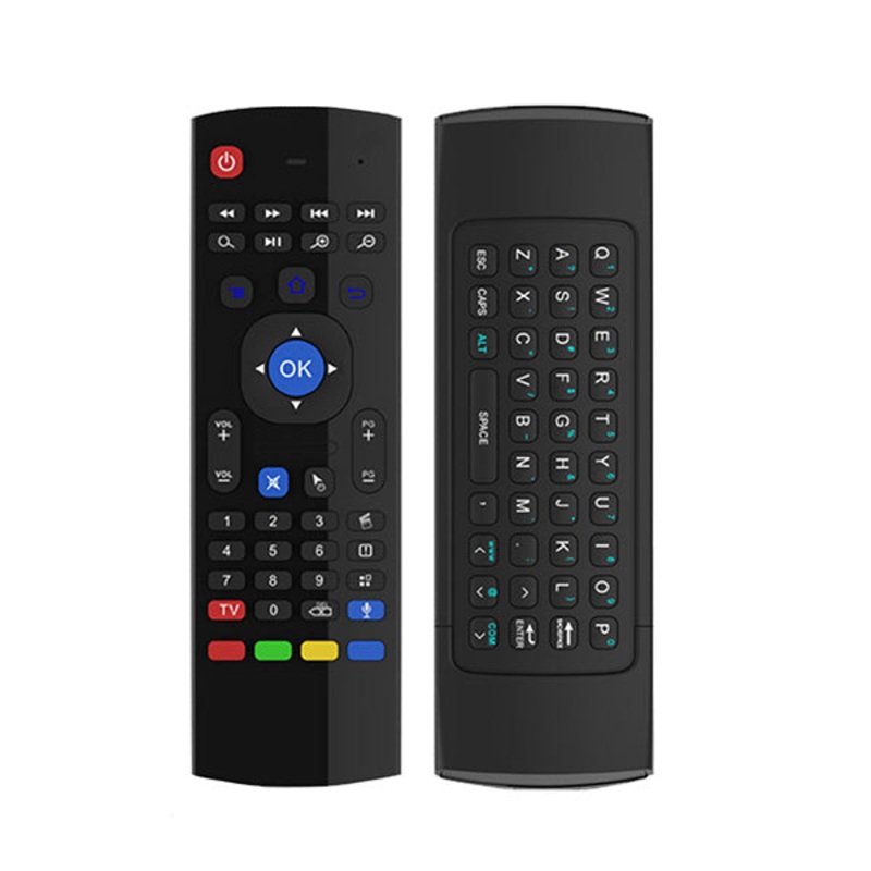MP3 Air Remote Mouse 2.4G Motion Sensing Wireless Remote Control Mini Keyboard Rechargeable for Android TV Box Smart TV Projector HTPC – MP3