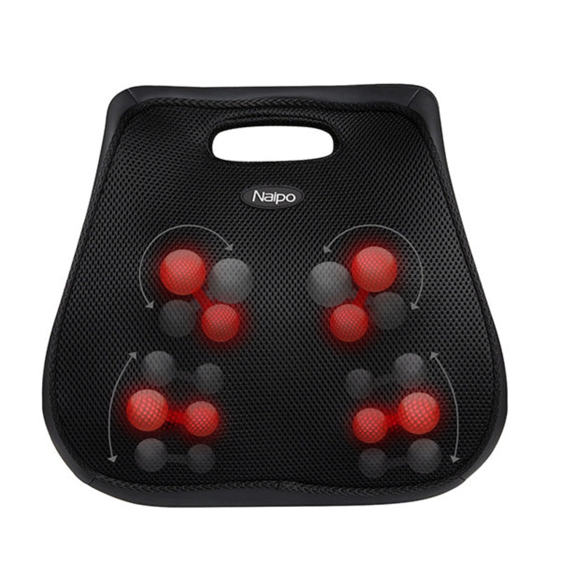 Naipo Shiatsu Massage Cushion with Heat – MGBK136D