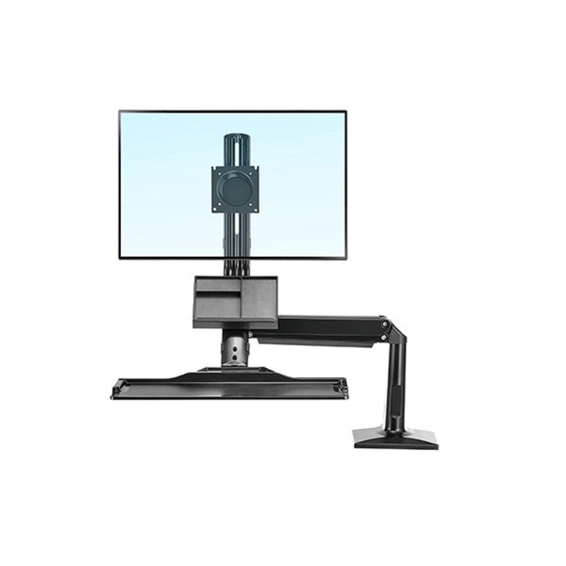 NB Desk Mount with Keyboard Tray for 19-27 Inches Screens Up to 9Kg Load Full Motion – NB35