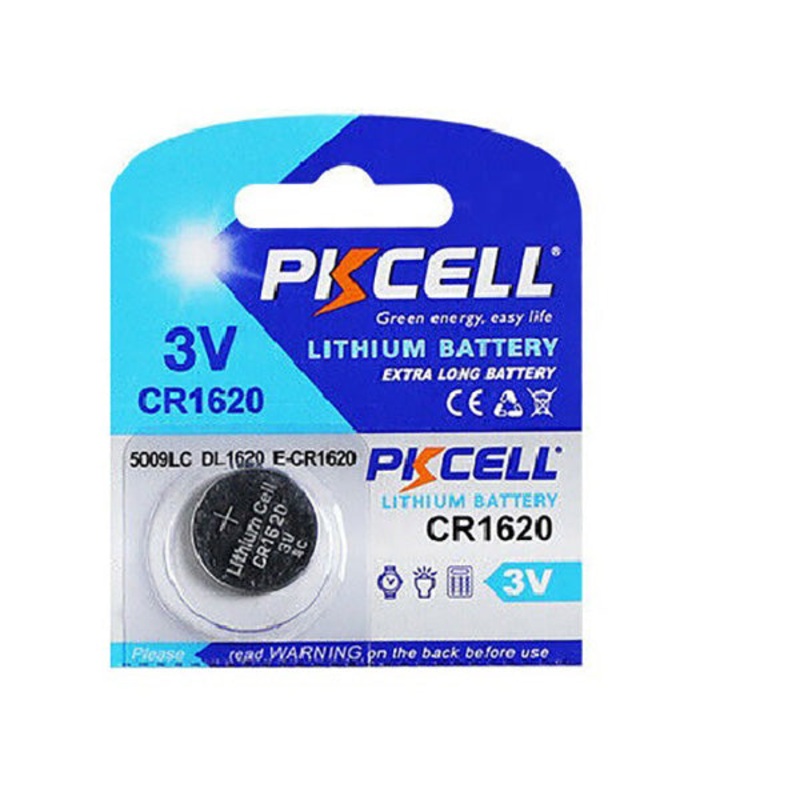 PKcell Lithium Coin Battery 3 Volt for Watches, Cameras Pack of 5 – CR1620