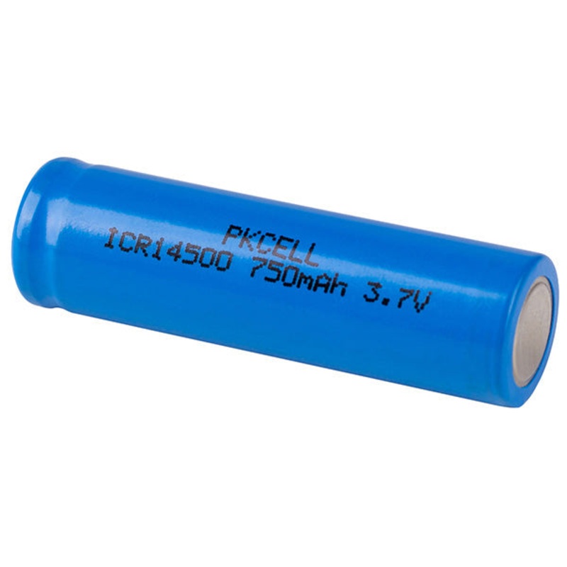 Rechargeable Lithium Battery 14500 for most Electronic Devices 3.7 Volt 750 mAh – B103B