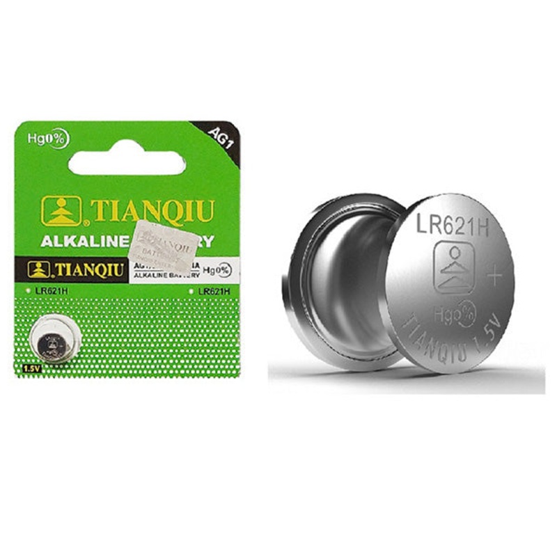 Tianqiu Alkaline Button Cell Battery 1.5 Volt for Watches, Cameras LR621H, AG1 Pack of 10 – 364