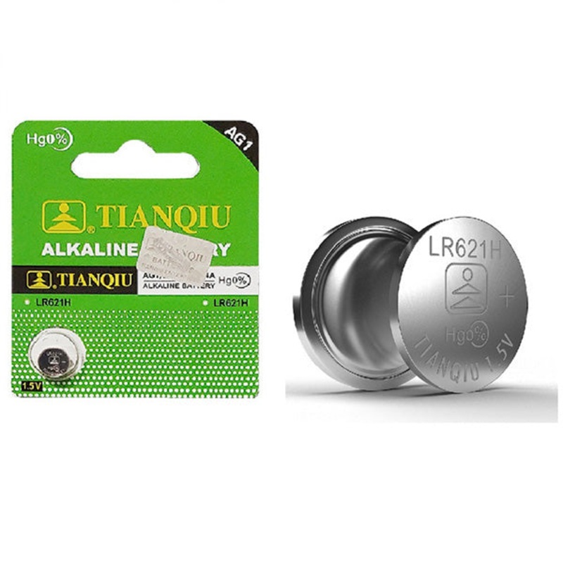 Tianqiu Alkaline Button Cell Battery 1.5 Volt for Watches, Cameras LR621H, AG11 Pack of 10 – 362