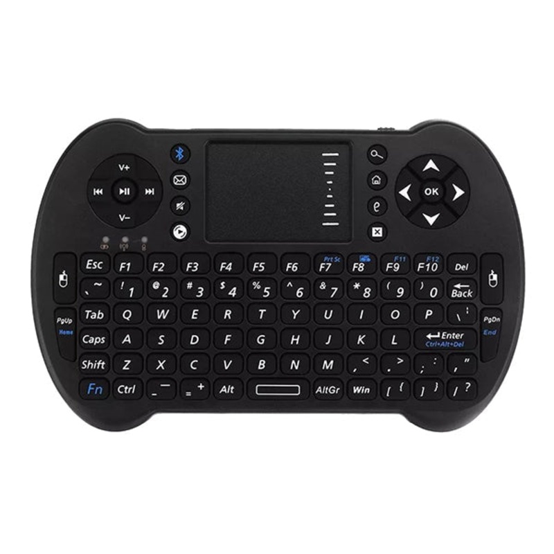 Viboton Mini Wireless Keyboard with Touchpad Mouse Remote for Smart TV Smartphone Computer Laptop Tablet – S501BT