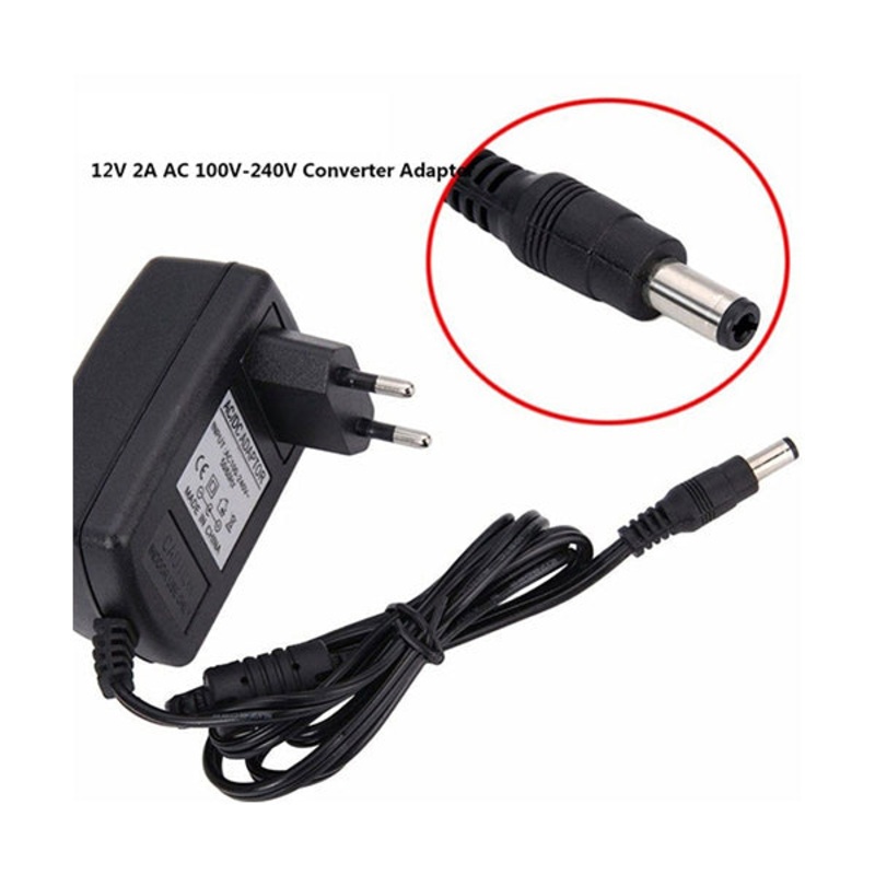 Adapter Universal 12V 2A Power Supply Charger EU US – PA1012