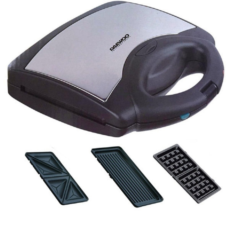 Daewoo Sandwich Maker 3 In 1 Sandwich Grill Waffle – DSM9790