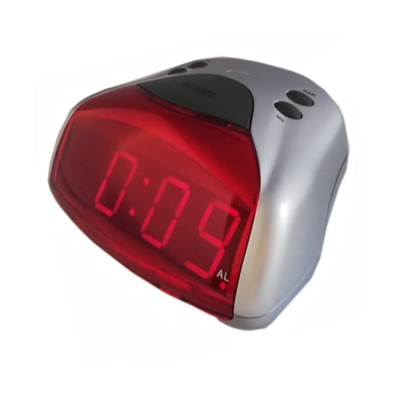 LED Digital Alarm Clock Night Light Outlet Powered with Backup Battery – FS229