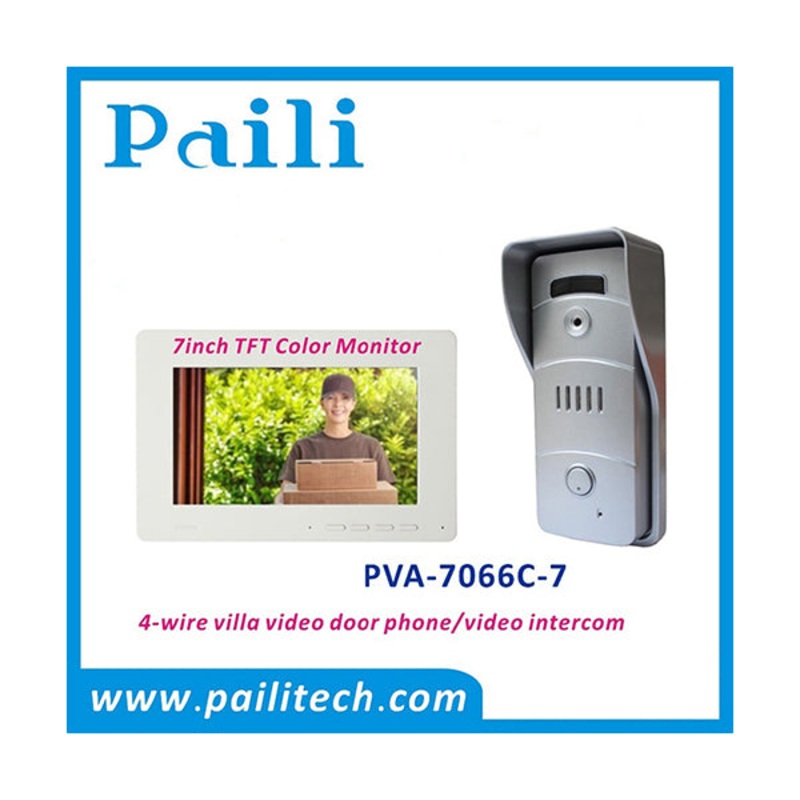 Paili Video Intercom Doorbell Kit 7 Inches Screen – 7066C