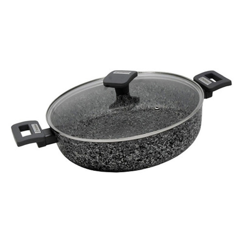 Westinghouse Non-stick Marble Coated Casserole Pan 28 Cm Diameter – WCCC0070L28GGY