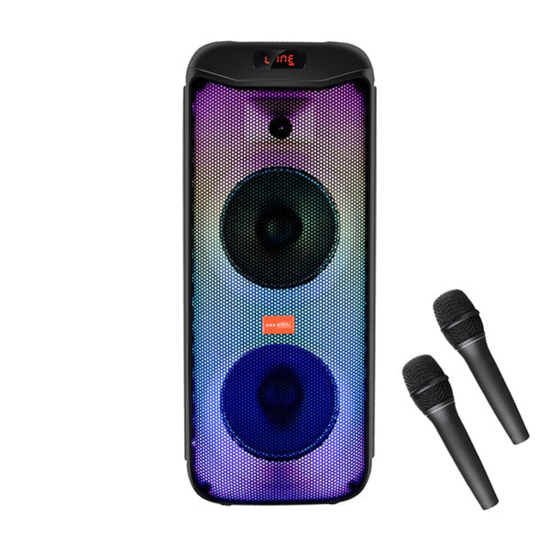 ADS Multimedia Bluetooth 2X 6 Inch Speaker with Fire Flame LED Light 250 Watt – TFY206B