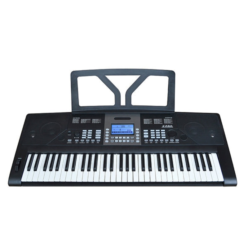 Conqueror Electronic Multifunctional LCD Piano Portable 61 Key with Touch Response – MKY280