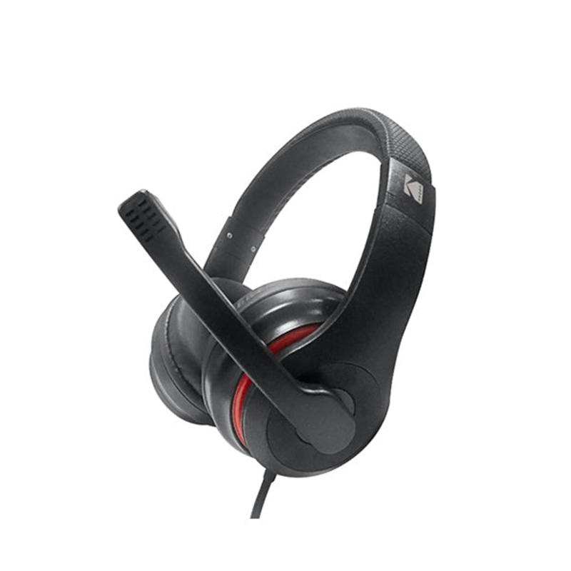 Kodak Wired Headphone With Adjustable Microphone Volume Control USB 1.2m Cable – PHD706