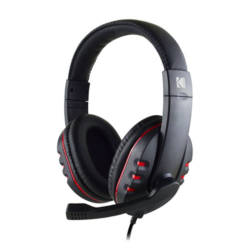 Kodak Wired Headphone With Adjustable Microphone Volume Control USB 1.2m Cable – PHD708
