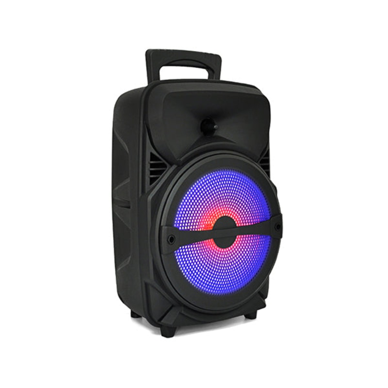 Soundtown LED 8-inch Portable Karaoke Bluetooth Party Speaker With Mic – TL8019