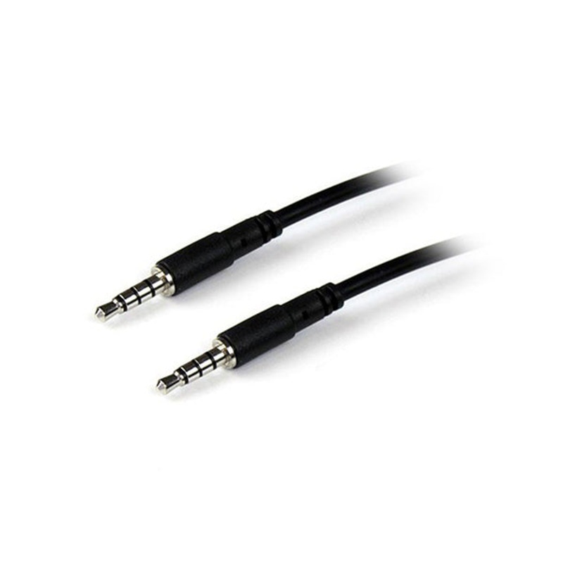 Conqueror Cable Audio Extension 3.5 mm 4 Pole Male to Male AUX Cable 1 Meter – C136A