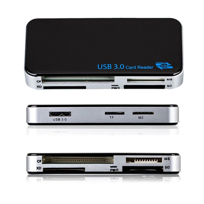 Conqueror Card Reader 3.0 All in One SD, MS, M2, CF, XD, MICRO SD and TF – Cr2