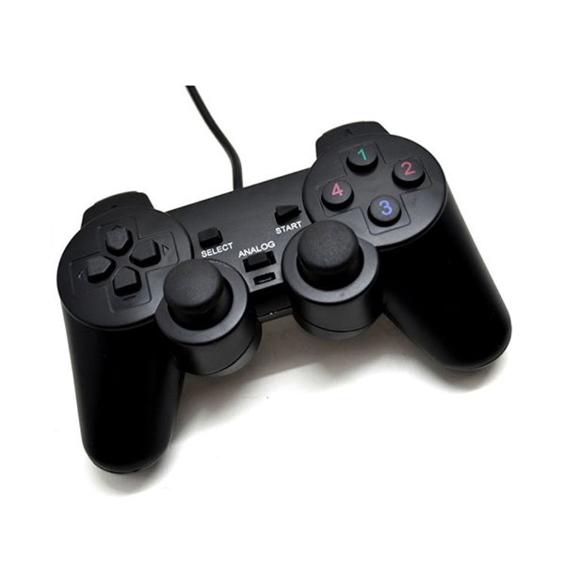 Conqueror Game Controller Vibrating Dual Shock Wired Joystick for PS2 – NS2121