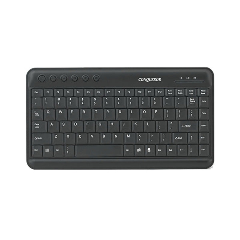 Conqueror Mini Keyboard Wired with USB & PS2 – UL212