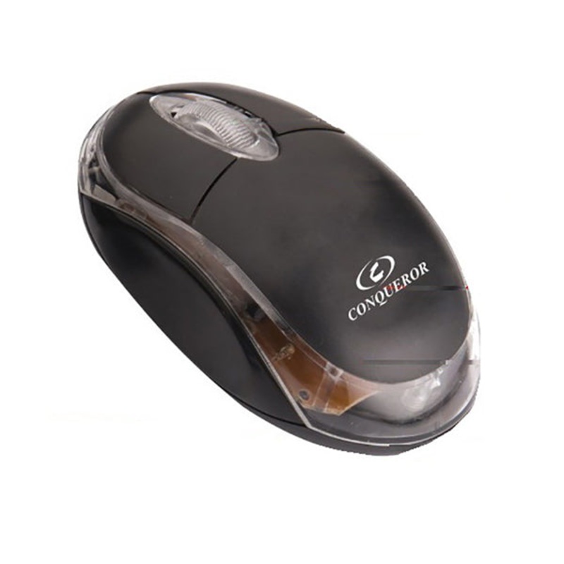 Conqueror USB Wired Optical Mouse 3 Buttons – P383