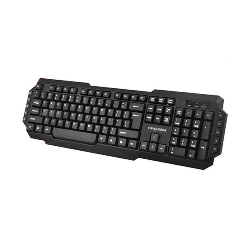 Conqueror Wired Keyboard Arabic and English for Desktop Computer PC Laptop – P367